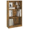 vidaXL Libreria Rovere Fumo 60x24x109 cm in Legno Ingegnerizzato