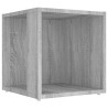 Tavolino Salotto Grigio Sonoma 33x33x34,5 cm Legno ingegnerizzato