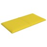 Pannelli Murali 12 pz Gialli 30x15 cm Tessuto 0,54 m²