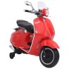 vidaXL Motocicletta Elettrica per Bambini Vespa GTS300 Rossa