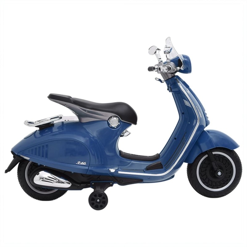 vidaXL Motocicletta Elettrica per Bambini Vespa GTS300 Blu