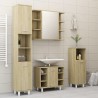 vidaXL Armadio da Bagno Rovere Sonoma 30x30x179 cm in Truciolato