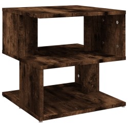 vidaXL Tavolino da Salotto Rovere Fumo 40x40x40cm in Legno Ingegnerizzato