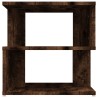 vidaXL Tavolino da Salotto Rovere Fumo 40x40x40cm in Legno Ingegnerizzato