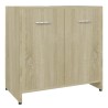 vidaXL Armadio da Bagno Rovere Sonoma 60x33x61 cm in Truciolato