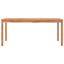 vidaXL Tavolo da Pranzo da Giardino 180x90x77 cm in Massello di Teak