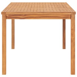 vidaXL Tavolo da Pranzo da Giardino 180x90x77 cm in Massello di Teak