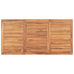 vidaXL Tavolo da Pranzo da Giardino 180x90x77 cm in Massello di Teak