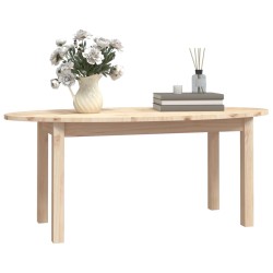 vidaXL Tavolino da Salotto 110x55x45 cm Legno Massello di Pino