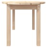 vidaXL Tavolino da Salotto 110x55x45 cm Legno Massello di Pino