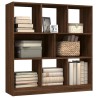 vidaXL Libreria Rovere Marrone 97,5x29,5x100 cm in Legno Ingegnerizzato