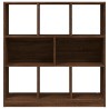 vidaXL Libreria Rovere Marrone 97,5x29,5x100 cm in Legno Ingegnerizzato