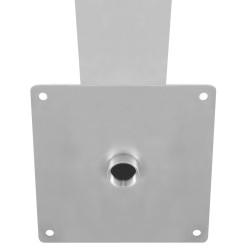 vidaXL Fontana per Piscina in Acciaio Inossidabile 64x30x52 cm Argento