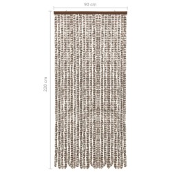 vidaXL Zanzariera Grigio Talpa e Bianco 90x220 cm Ciniglia