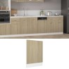 vidaXL Pannello Lavastoviglie Rovere 45x3x67 cm Truciolato