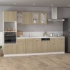 vidaXL Pannello Lavastoviglie Rovere 45x3x67 cm Truciolato