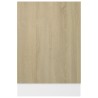 vidaXL Pannello Lavastoviglie Rovere 45x3x67 cm Truciolato