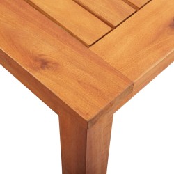 vidaXL Tavolo da Giardino 215x90x74 cm in Legno Massello di Acacia