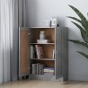 vidaXL Libreria Grigio Cemento 82,5x30,5x115 cm in Truciolato