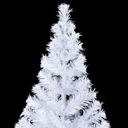 Albero di Natale Artificiale Supporto Acciaio e 910 Rami 210 cm