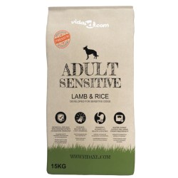 vidaXL Cibo Secco Cani Premium Adult Sensitive Lamb & Rice 2pz 30kg