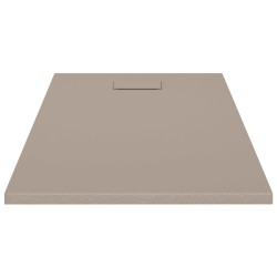 vidaXL Piatto Doccia in SMC Marrone 120x70 cm