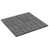 vidaXL Piastrelle per Decking 22 pz 30x30cm 2mq in WPC Grigio