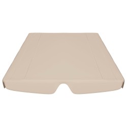 vidaXL Baldacchino per Dondolo da Giardino Beige 150/130x70/105 cm