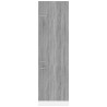 vidaXL Armadio per Frigo Grigio Sonoma 60x57x207 cm Legno ingegnerizzato