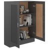 Libreria Grigio Lucido 82,5x30,5x115 cm in Truciolato