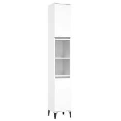 vidaXL Set Mobili da Bagno 3 pz Bianco in Legno Ingegnerizzato