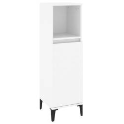 vidaXL Set Mobili da Bagno 3 pz Bianco in Legno Ingegnerizzato