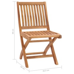 Sedie Giardino 2 pz con Cuscino Rosso a Quadri Massello di Teak