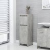 vidaXL Armadio da Bagno Grigio Cemento 30x30x95 cm in Truciolato