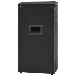 vidaXL Altoparlante da Palco Hifi Professionale Passivo 1000 W Nero