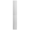 vidaXL Libreria a 5 Ripiani Bianco Lucido 80x24x175 cm in Truciolato