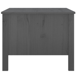 vidaXL Tavolino da Salotto Grigio 100x50x40 cm Legno Massello di Pino