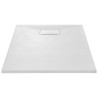 vidaXL Piatto Doccia in SMC Bianco 120x70 cm