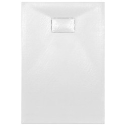 vidaXL Piatto Doccia in SMC Bianco 120x70 cm