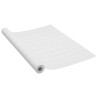 vidaXL Pellicola Autoadesiva per Mobili Legno Bianco 500x90 cm in PVC