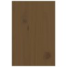 vidaXL Supporto per Monitor Miele 81x20x30 cm Legno Massello di Pino