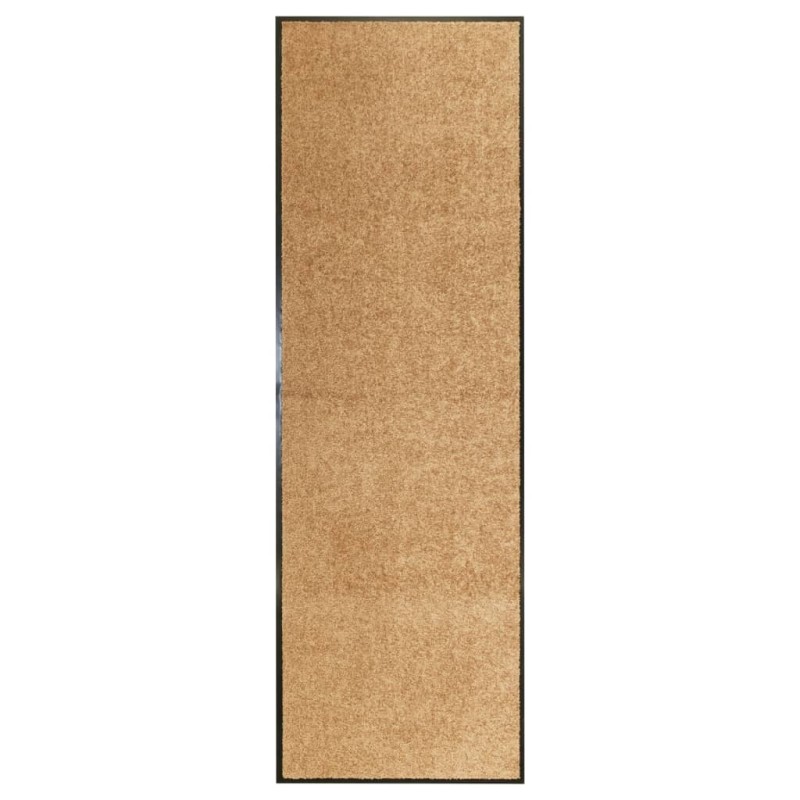 vidaXL Zerbino Lavabile Crema 60x180 cm