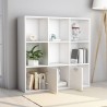 vidaXL Libreria Bianca 98x30x98 cm in Truciolato