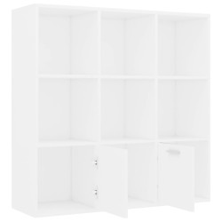 vidaXL Libreria Bianca 98x30x98 cm in Truciolato