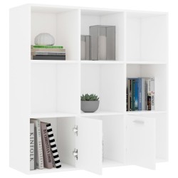 vidaXL Libreria Bianca 98x30x98 cm in Truciolato