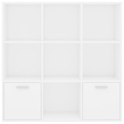 vidaXL Libreria Bianca 98x30x98 cm in Truciolato