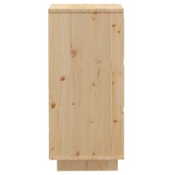 vidaXL Credenze 2 pz 32x34x75 cm in Legno Massello di Pino