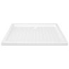 vidaXL Piatto Doccia con Superficie Puntinata Bianco 90x70x4 cm in ABS