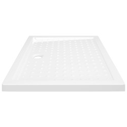 vidaXL Piatto Doccia con Superficie Puntinata Bianco 90x70x4 cm in ABS