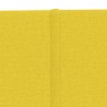 Pannelli Murali 12 pz Giallo chiaro 90x30 cm in Tessuto 3,24 m²